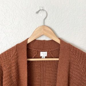a new day Women's Brown Cardigan Sweater